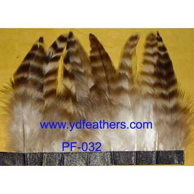 Rooster schlappens chinchilla feather fringe/trimming from China