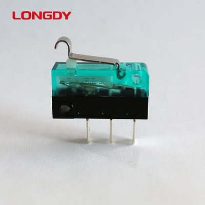 Special micro switch for plug door, forced disconnection, self-cleaning contact, silver-inlaid alloy