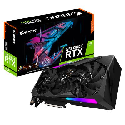 GIGABYTE AORUS RTX 3070 MASTER 8G GAMING GRAPHICS CARD WITH 8GB GDDR6 MEMORY SUPPORT OVERCLOCK
