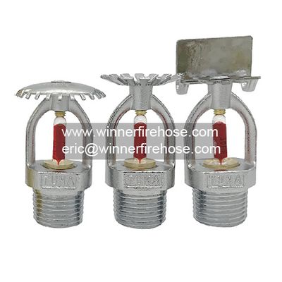 Automatic UL Listed Chromed Bronze Fire Fighting Sprinkler