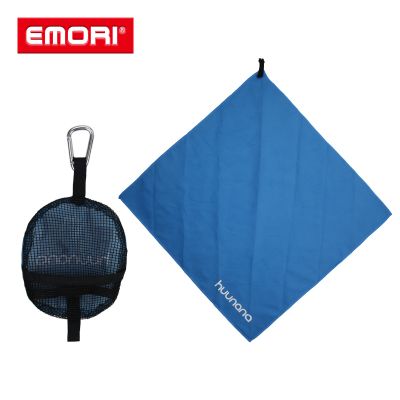 OEM Lightweight Soft Suede Feel Gym Fitness Towel with Pouch