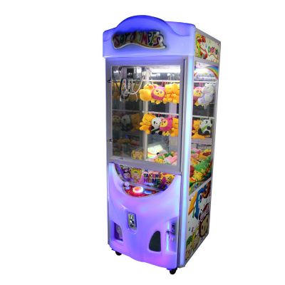 coin operated Crazy Toy 2 arcade claw crane game machine