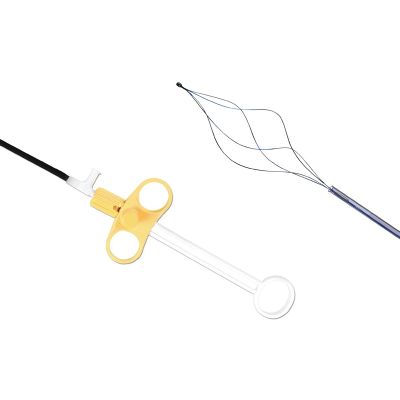 Gastroscope Diamond Shaped Stone Extraction Basket For ERCP