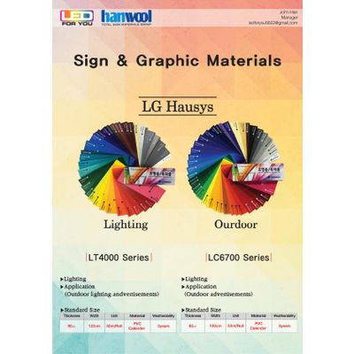 LG Hausys Sign Marking Film for OUTDOOR