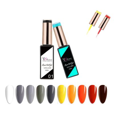 Nail Gel Factory Supplies Change To Your Logo 12 pcs/ Set Painting Color Gel Thick Uv Gel