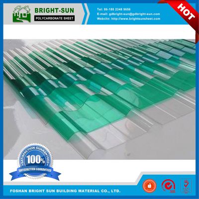 transparent customize corrugated polycarbonate sheet for greenhouse