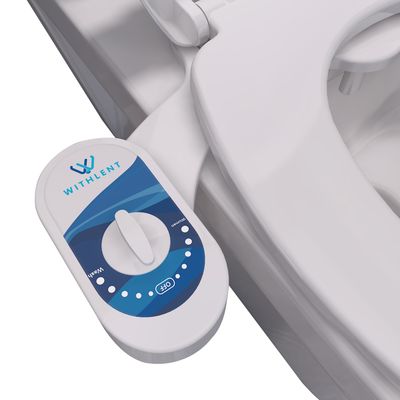 Bidet Toilet Attachment with Dual Nozzle,Non Electric Mechanical Fresh Water Spray Easy Water Pressu