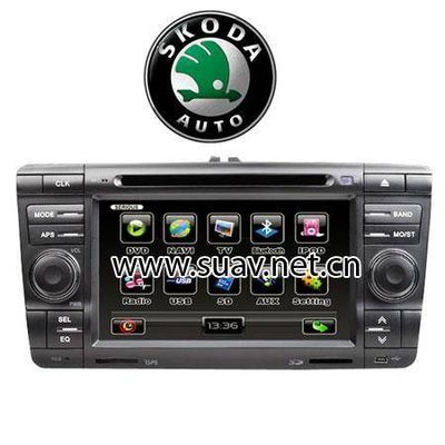 2DIN Car DVD Player VW Skoda Octavia and Fabia GPS Bluetooth IPOD TV Can-bus