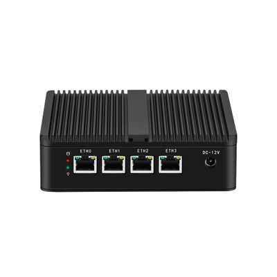 Ultra Small Fanless Network PC Intel J1900 Quad Cores 4Gbe LAN pfSense Router Firewall Desktop