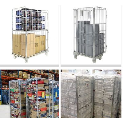 Pallet mesh containers for transport