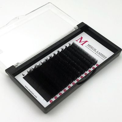 private label easy fans volume eyelash extensions