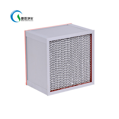 99.99% High Efficiency And Capacity Aluminum pleated Hepa for HVAC industry filter