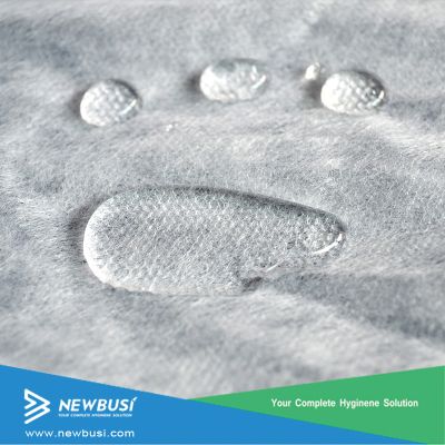 Hydrophobic SMMS nonwoven fabric for diaper legcuff making and production