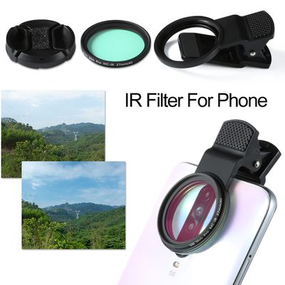GiAi IR UV Blocking Camera Filter for Mobile Phone with Universal Use Clip