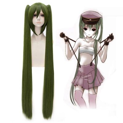 olive green Hatsune Miku Wig VOCALOID Wig