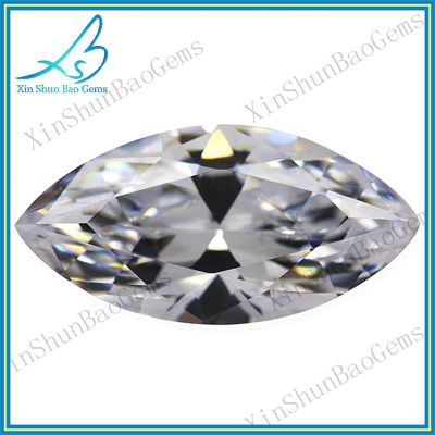 Alibaba Wholesale 2*4mm~6*12mm Marquise Cut White Cubic Zircon