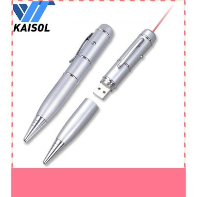 Custom logo wholesale cheap price laser light pen USB flash drive