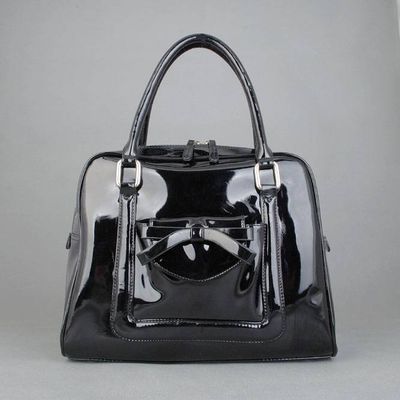 Free Shipping Brand New Top Quality women Pu Leather Black Handbag,Sling