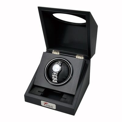 High-end Black rubber paint rotating wooden watch box/watch storage box / watch display box