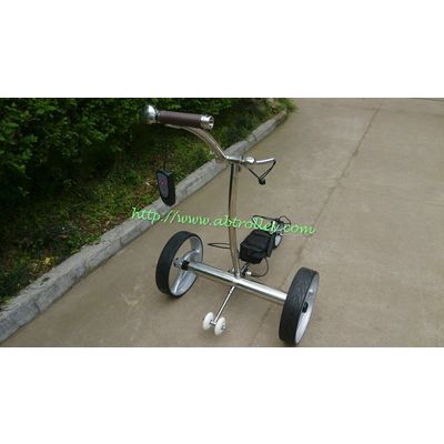 High Grade Stainless steel Golf caddy with double brushless motors
