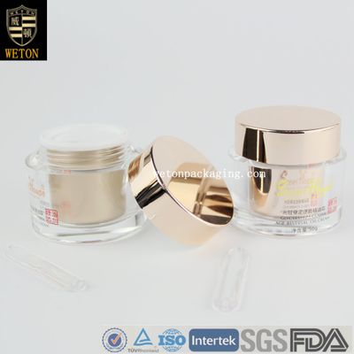 Luxury Cosmetic Acrylic Cream Jar