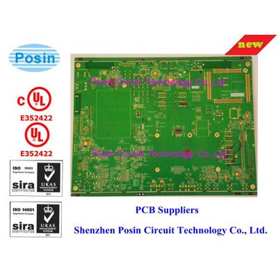 4-layered HDI PCB with ENIG + OSP Surface Finished, Made of FR4 TG150