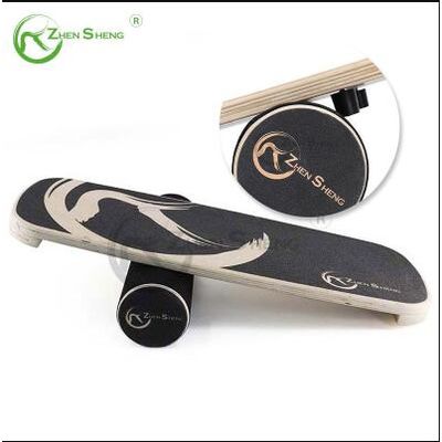 Wooden Multifunction Adjustable Wobble Roller Trainer Surf Balance Board