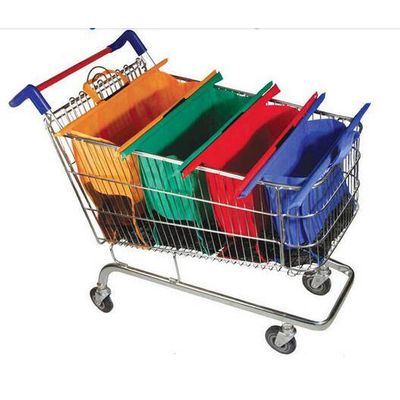 Non-woven material of supermarket trolley bag