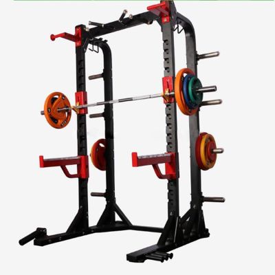 Power Cage Weight Lifting Squat Stand Strength Training Home Gym Squat Rack