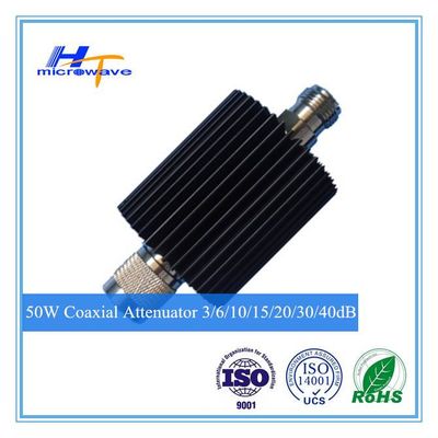 Telecommunication product rf fixed coaxial Attenuator 50W DC-3GHz N-M/N-F type