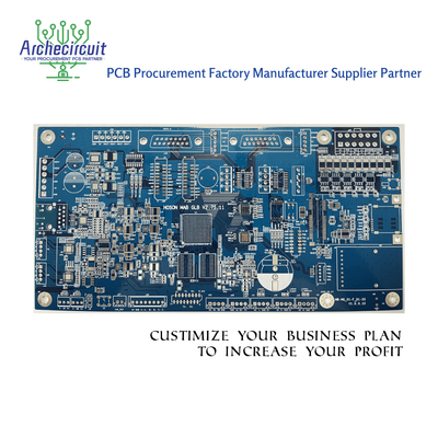 Multilayer Bare PCB Industrial Control Fabrication Procurement Factory Manufacturer