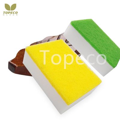 Topeco scouring pad nano melamine sponge magic eraser high quality scrubber