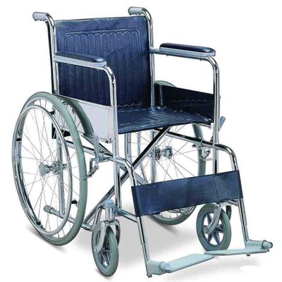 Cheap Foldable Steel Manual Wheelchair