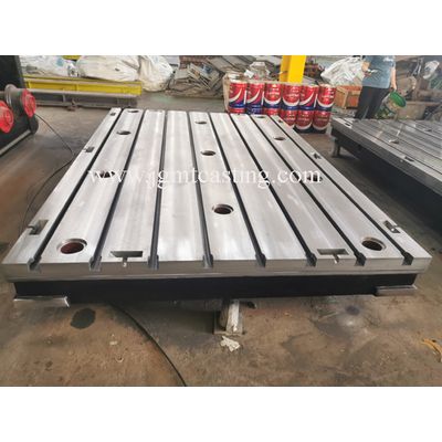 cast iron clamping tables for cutting machine
