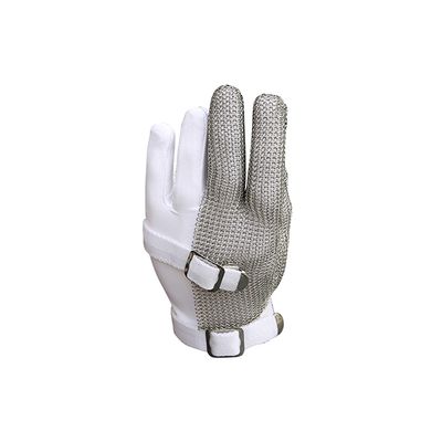Stainless Steel Mesh Three Finger Safety Work Gloves/SMG-002