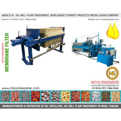 Membrane Filter Press Manufacturers Exporters in India Punjab