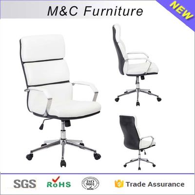 M&C heavy duty executive ergonomic office chair leather modern