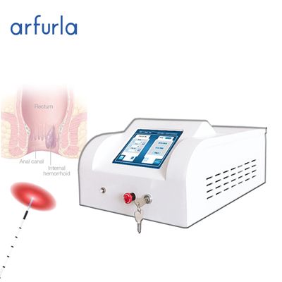 Arfurla medical laser cutting treatment for hemorrhoid removal 1470 nm diode laser surgery on procto