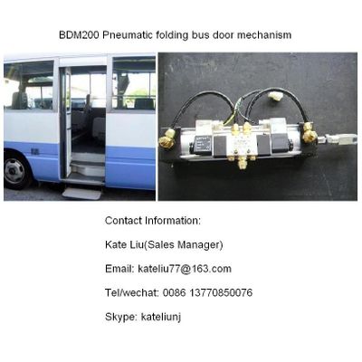 Anticlamping Pneumaitc folding bus door mechanism For Minibus and City Bus(BDM200)