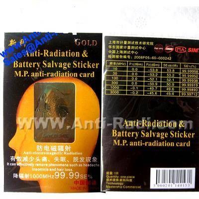 24K Gold Zodiact Anti Radiation Sticker