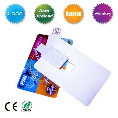 Plastic Credit Card USB Flash Drive
