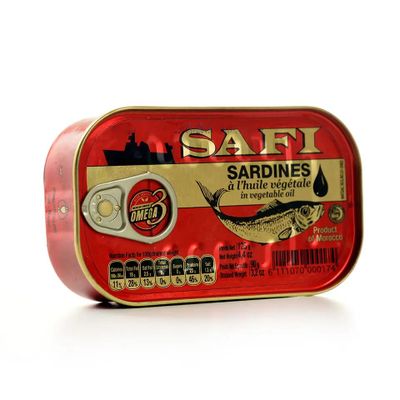 Canned Sardines In Vegetable Oil