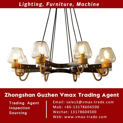 Zhongshan Guzhen Lighting Market Buying Sourcing Trade Agent wholesales pendant light