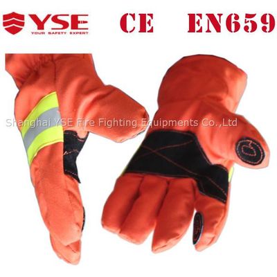 Kevlar safety Fireman gloves