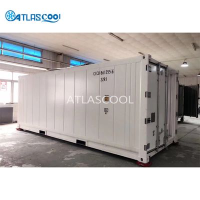 Mobile shipping blast freezer container portable freezing container for seafood and meat