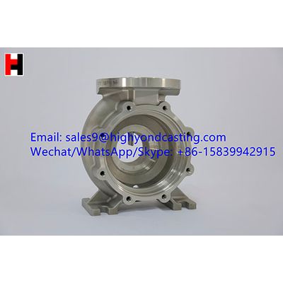Custom Silica Sol investment casting stainless steel pump body of precision casting