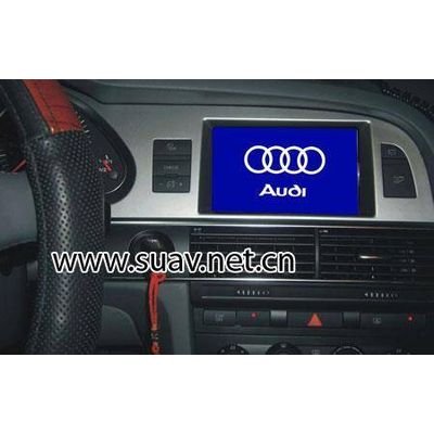 Special Audi A6L / A8L / Q7 upgrade NAVI gps with 6disc box dvd player