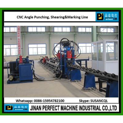 Automatic CNC Angle Line for Punching Marking and Shearing Machine