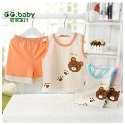 2015 Newborn Baby Clothing Summer Sets High Quality Cloth for Bebe Girl Bebe Boy Suits