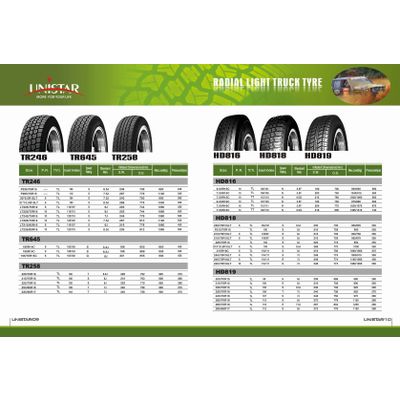 LTR Tyre - Qingdao Unistar Industrial Co Ltd